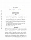 Research paper thumbnail of On Strategic Defense in Stochastic Networks