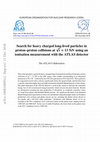 Research paper thumbnail of Search for heavy charged long-lived particles in proton–proton collisions at s=13 TeV using an ionisation measurement with the ATLAS detector