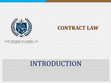 Research paper thumbnail of Contract law