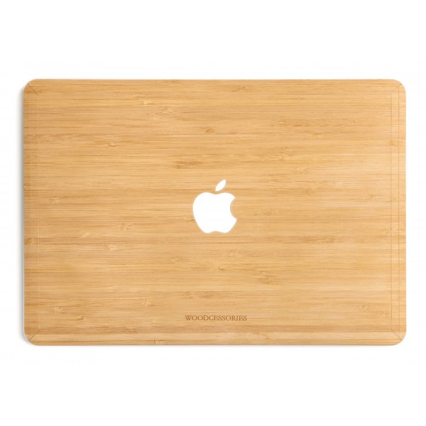 Woodcessories - Bamboo / MacBook Skin Cover - MacBook 12 - Eco Skin - Apple Logo - Wooden MacBook Cover