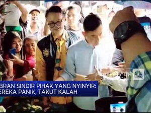 Sindir Pihak Yang Nyinyir, Gibran: Mereka Panik, Takut Kalah