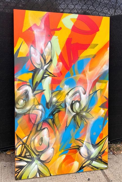 Abstract Aerosol  by Mustart in New York