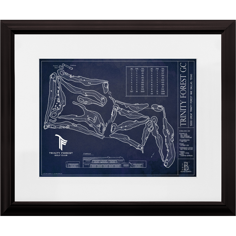 Trinity Forest Golf Club - Golf Gifts – Ballpark Blueprints