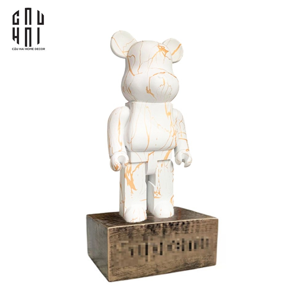 TƯỢNG B.BEAR + BỤC GỖ SUP.EXTREME | Cậu Hai Home Decor