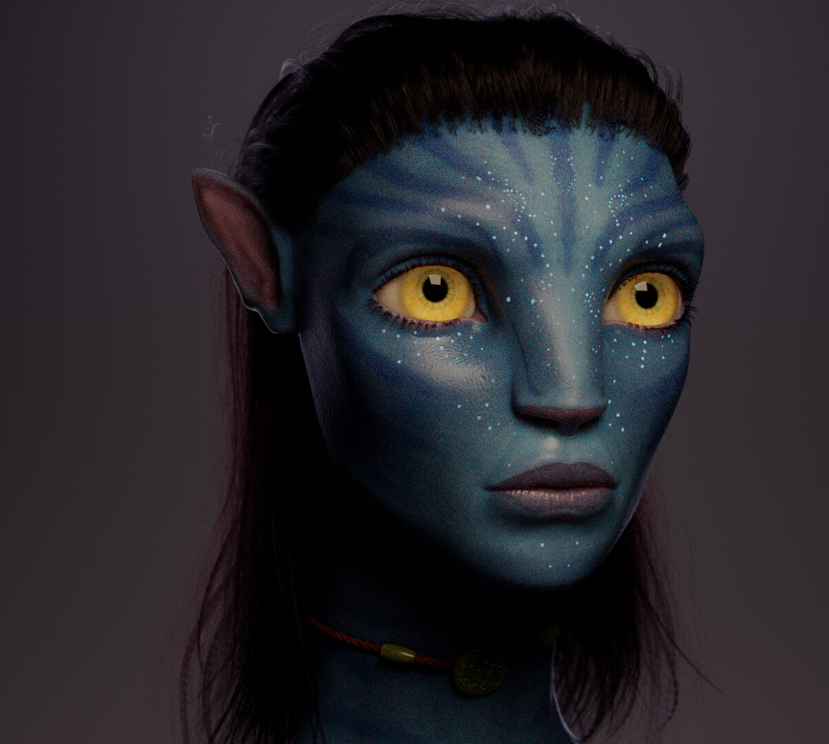 Avatar Neytiri Fan Artwork - Finished Projects - Blender Artists Community