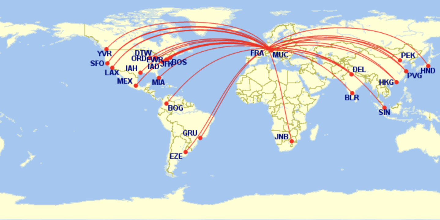 Mach alles mit meiner Kraft Wort Auflage lufthansa 747 routes zäh ...