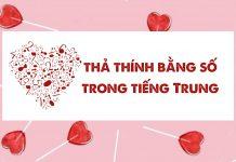 Ý nghĩa các con số tiếng Trung. (Ảnh: Internet)