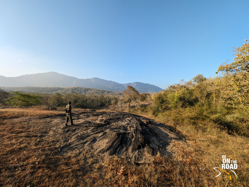 A stunning view point seen during a trek inside Parambikulam Tiger Reserve and where leopards frequent