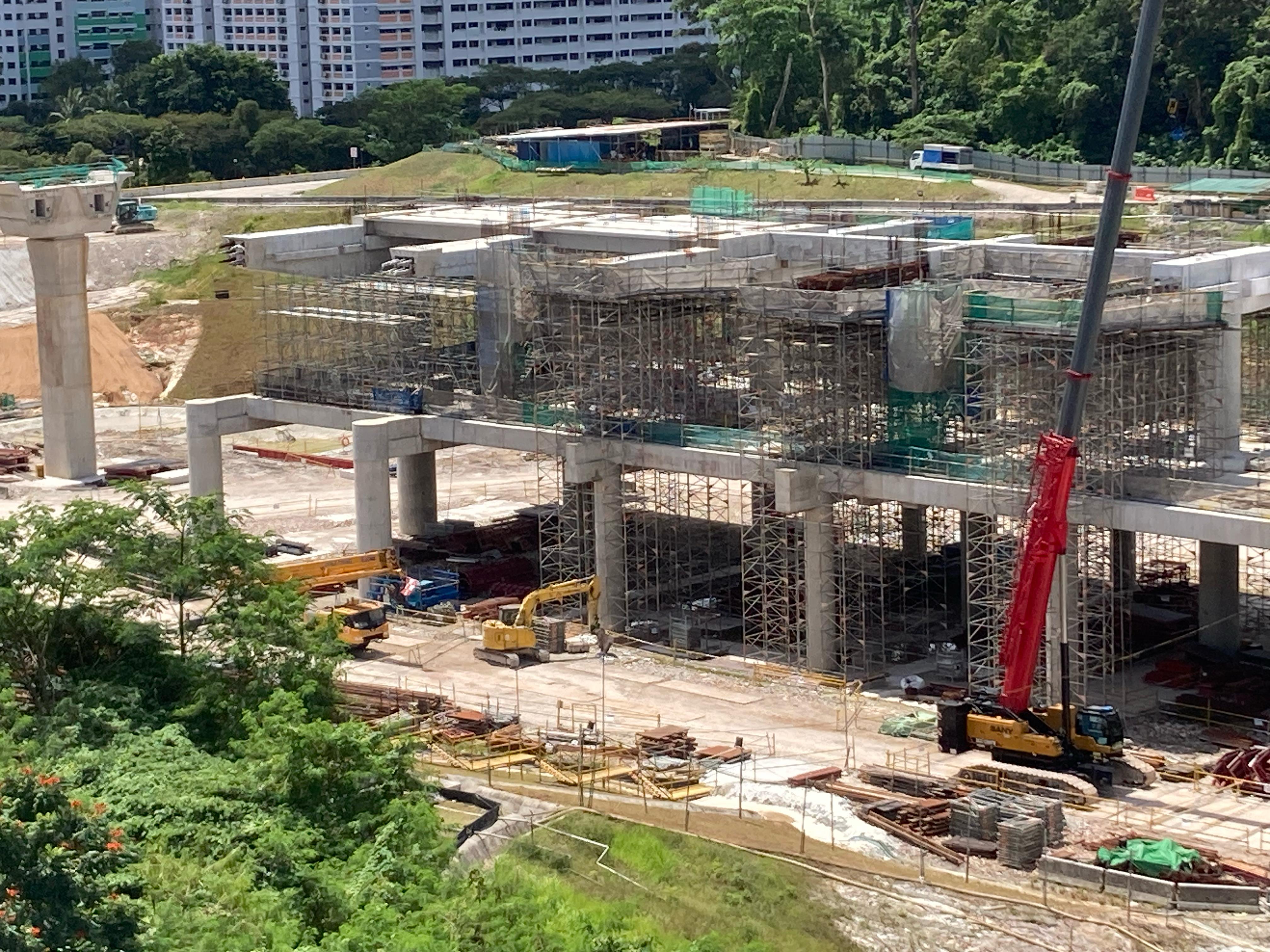 Jurong Region Line Construction: J107 - Gek Poh & Tawas update Q1 2024