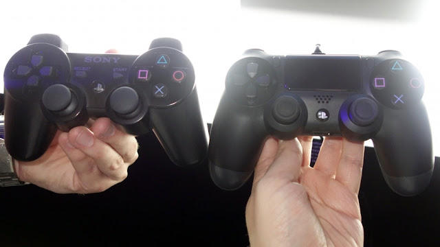 PS3 vs PS4 controller