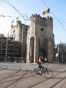 A medieval castle in the middle of town. Unfortunately it was closed the day . (img )