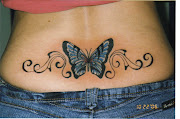 tattoos for girls on lower back (lower back butterfly tattoos for women )