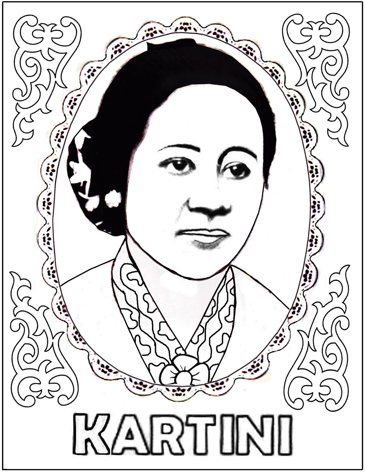 Terbaru 37+ Mewarnai Gambar Kartini