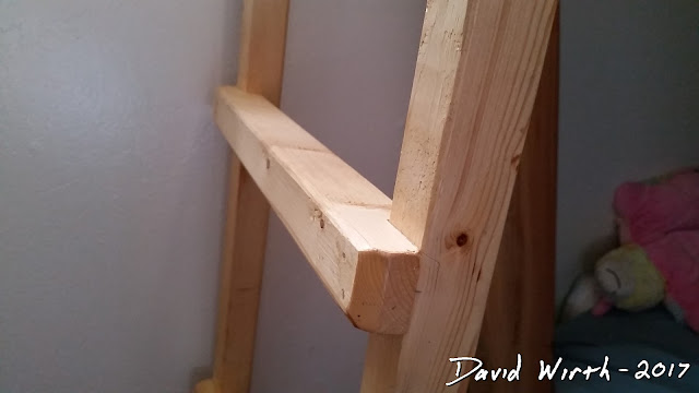 rabbit joints, how to make a wood ladder