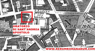 Chiesa Sant'Andrea Apostolo Mappa Nolli