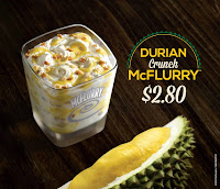 McDonald's Singapore Durian McFlurry