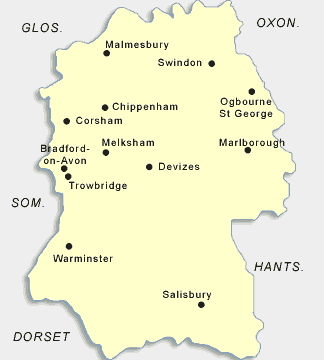 Map of Wiltshire