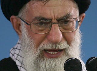 Iran's Supreme Leader Ayatollah Ali Khamenei speaks in Tehran