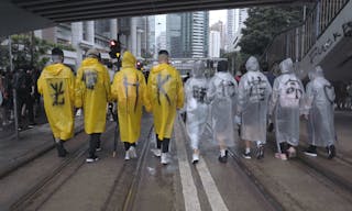 《時代革命》紀錄2019年香港人爭取民主自治的抗爭運動。（時代革命提供）