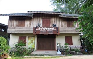 博物館展館，筆者攝於洛坤府素差特.薩辛皮影戲民俗博物館