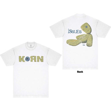 Korn -  Doll Issues with  Back Print - White t-shirt