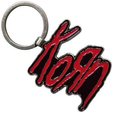 Korn  -  Red Logo - Metal Keychain