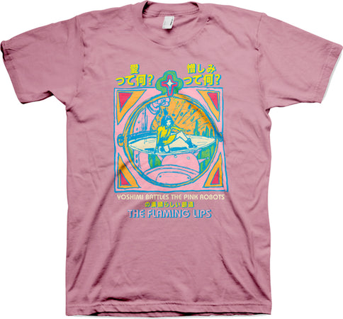 The Flaming Lips - Yoshimi - Pink t-shirt