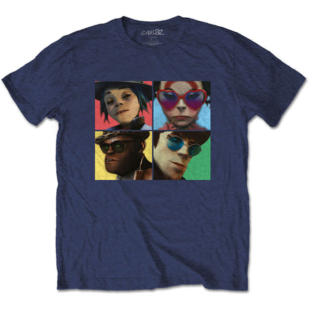 Gorillaz - Humanz - Navy Blue t-shirt