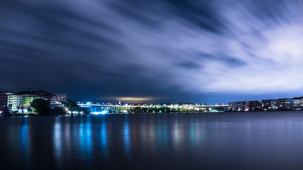 海, 水, 地平線, 光, 雲, 空