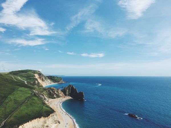 ビーチ,海,海岸,水,海洋,地平線