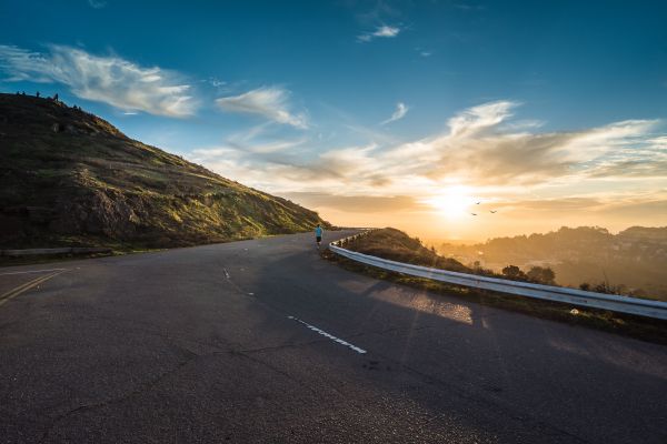 sun,cloud,sky,horizon,road,run