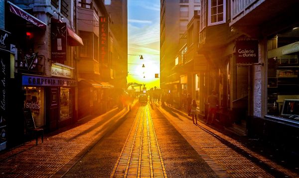 Licht,Sonne,Sonnenuntergang,Straße,Straße,Nacht-