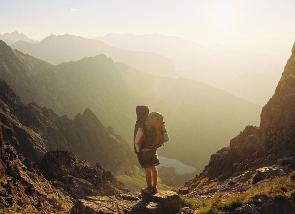 région sauvage,Montagne,en marchant,la personne,randonnée,Matin