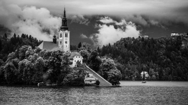 Sky,sort og hvid,Landskab og sort,vand,hvid,fotografering