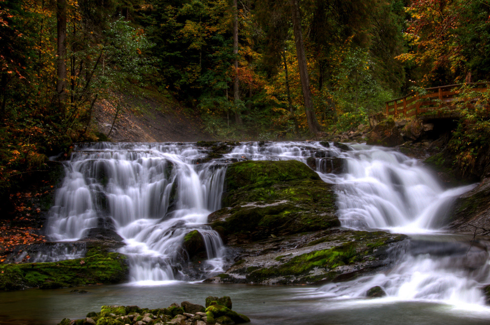 paisaje, bosque, cascada, agua, rock, naturaleza, musgo, río, verano, fiesta, corriente, excursionismo, selva, otoño, hoja, temporada, corriente de agua, Arroyo, Wasser, Urlaub, Sommer, Fluss traducción espanol, bosque, Cascada de agua, Fels, Moos, habitat, entorno natural, Cuerpo de agua, fuente de agua, llevar una vida de soltero, Wandern, Kleinwalsertal, Himmelreich