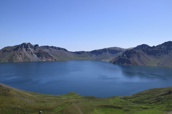 Changbai Mountain,mountain top,melewati gunung,Lake District