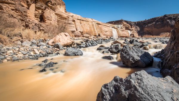 longexposure, reise, Arizona, himmel, oransje, klippe