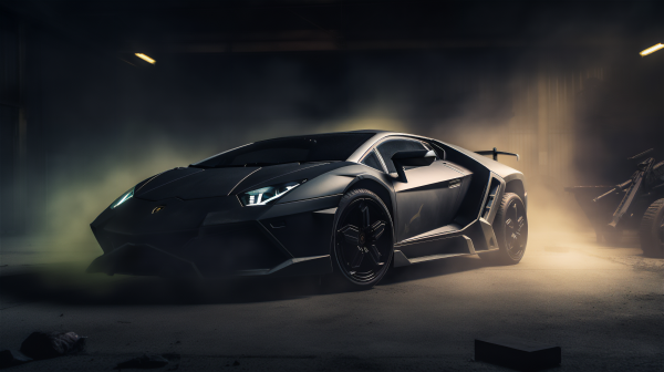 bil,ai art,Lamborghini,Studio