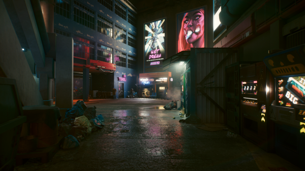 cyberpunk, Cyber​​punk 2077, 氖, 城市的灯光, Video Game Art