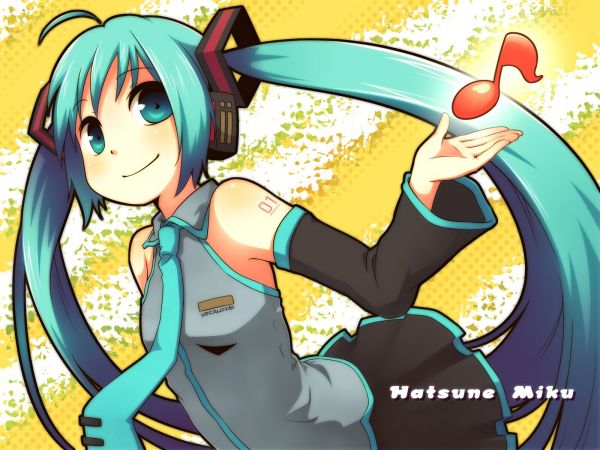 illustration, anime, anime girls, cartoon, Vocaloid, Hatsune Miku