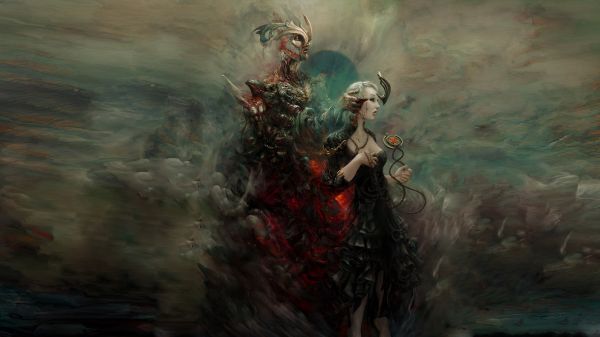 1920x1080 px, ART, creepy, dark, artistic, demon