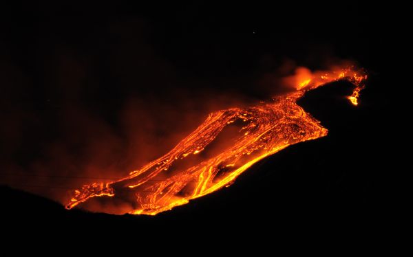 Italia,Pubblico,notte,notizia,paesaggio,vulcano