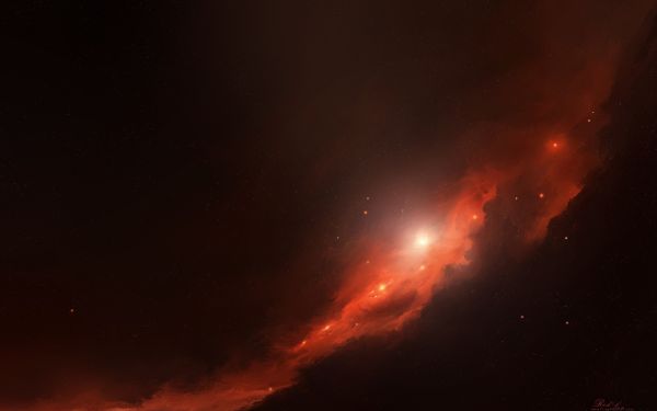 dark, stains, light, night, atmosphere, lava