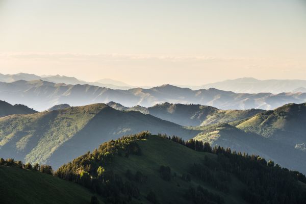 sunlight, landscape, mountains, hill, nature, sky