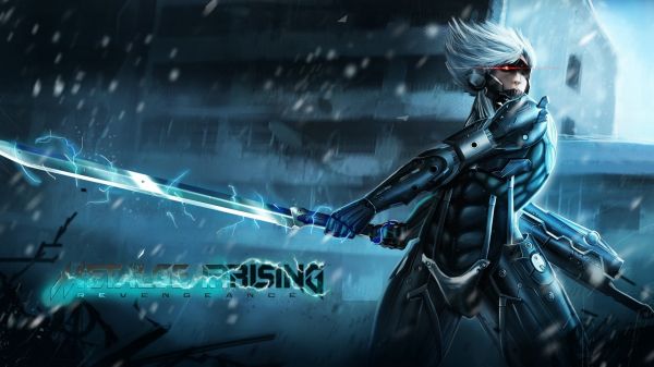 video hry,anime,Metal Gear Rising Revengeance,Raiden,tma,screenshot