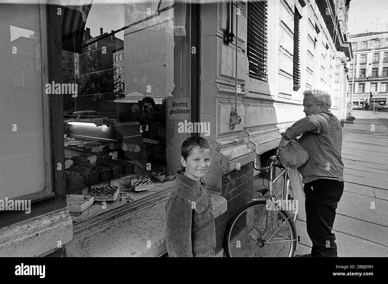 Leipzig, East Germany, early September, 1989. Stock Photo