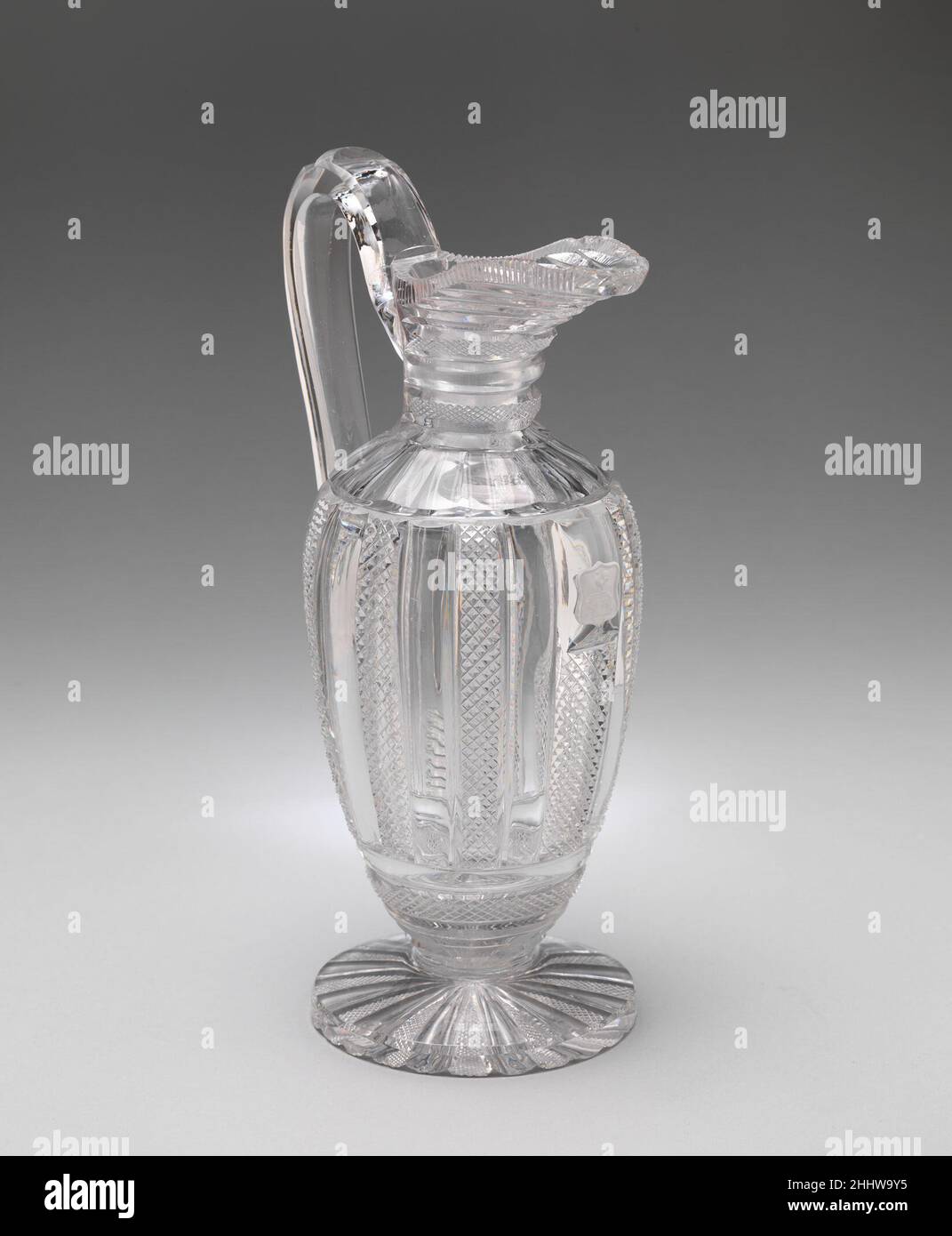 Claret jug 1820–30 Apsley Pellatt. Claret jug  20799 Stock Photo