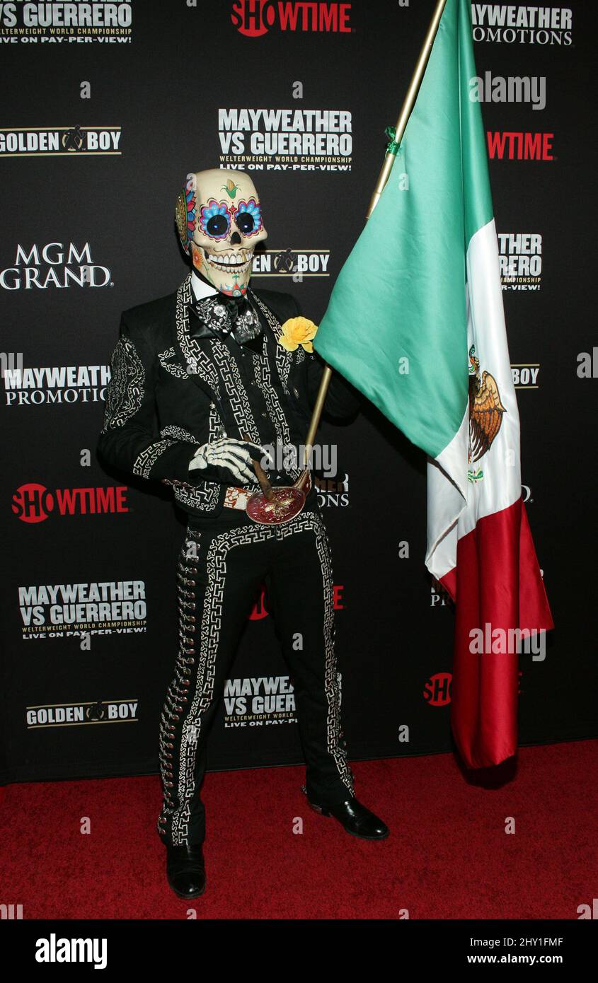 Fermin Lacalaca attending the VIP Pre-Fight Party for May Day: Mayweather VS Guerrero, MGM Grand Garden Arena in Las Vegas, USA. Stock Photo