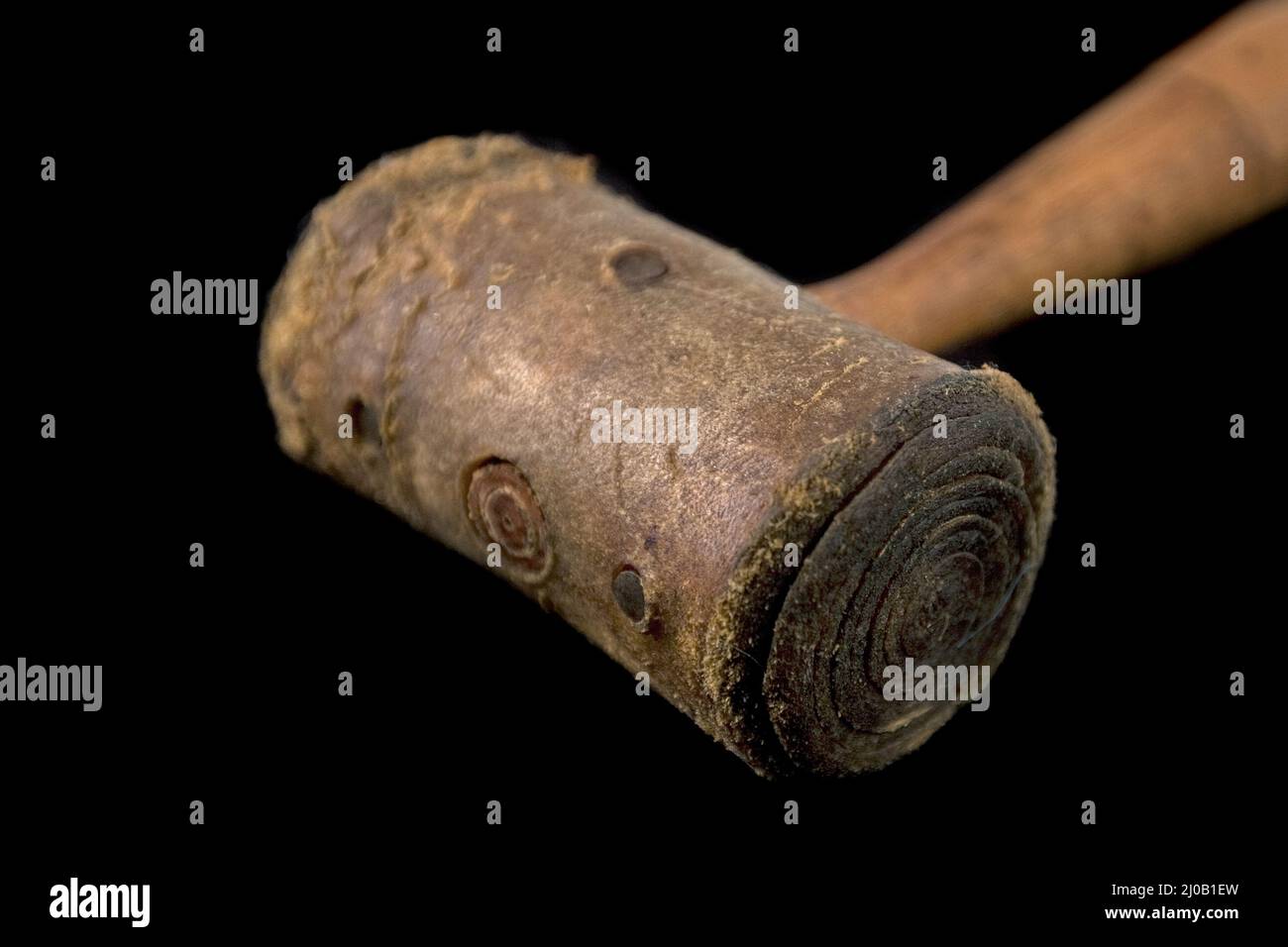 Vintage rawhide mallet Stock Photo