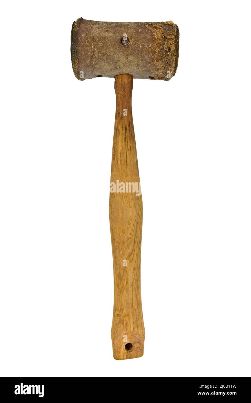 Vintage rawhide mallet Stock Photo